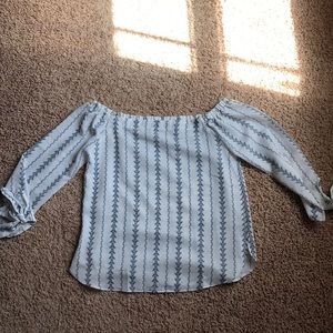 Off the shoulder top